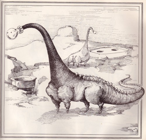 Kurt Halbritter, Halbritters Tier und Pflanzenwelt, Bild, Voltarier - dinosaurus electricus